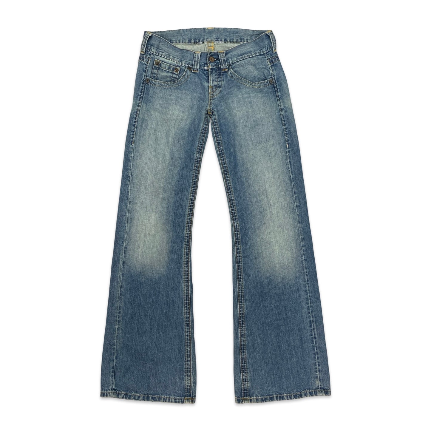 Y2K Replay Light Denim Flared Jeans 10