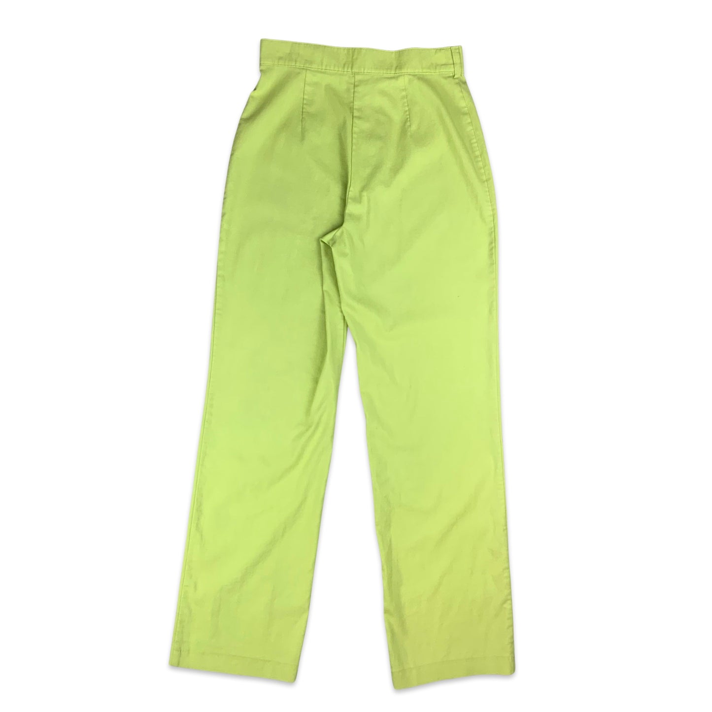 Vintage Lime Green Straight Leg Trouser 6 8