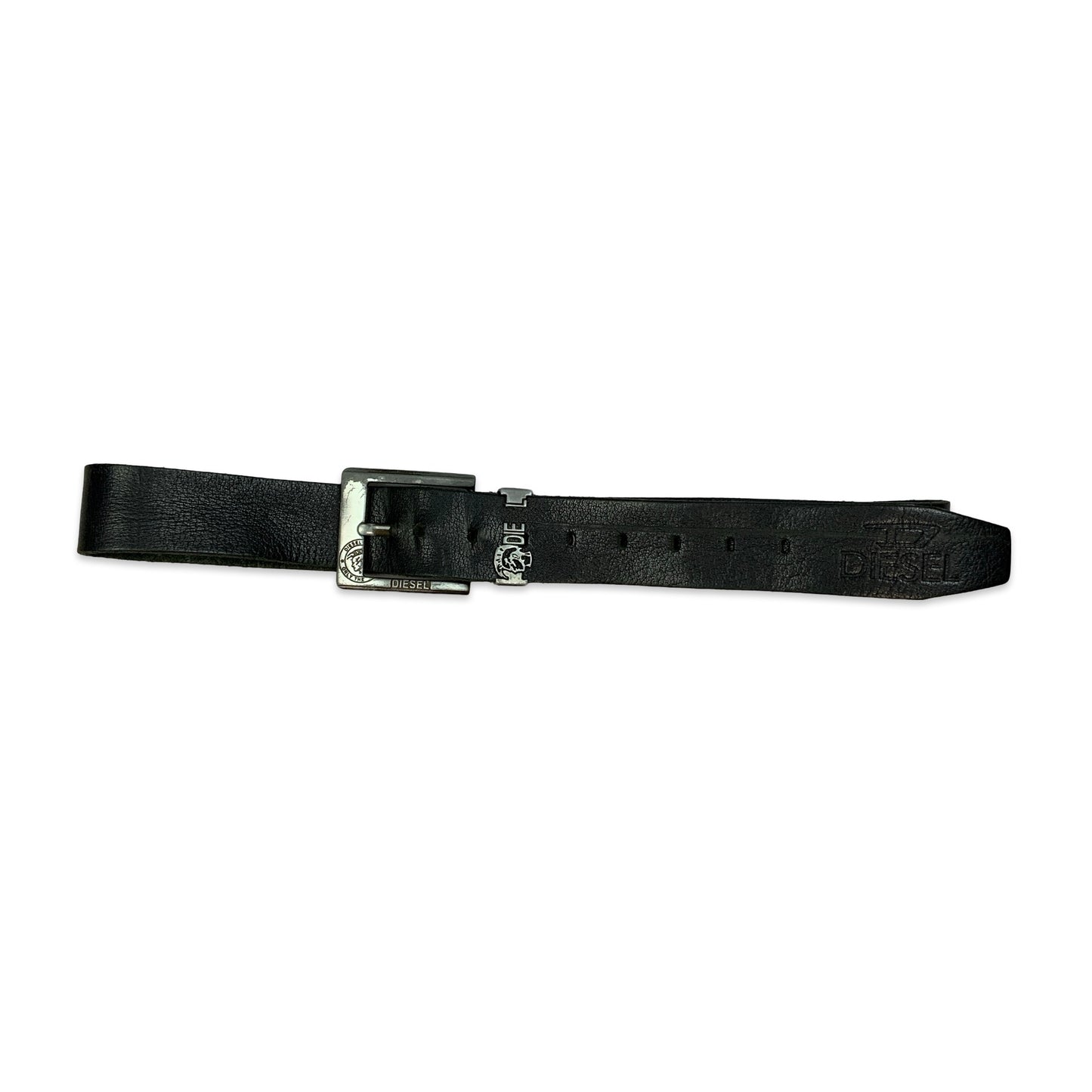 Vintage Black & Silver Diesel Belt