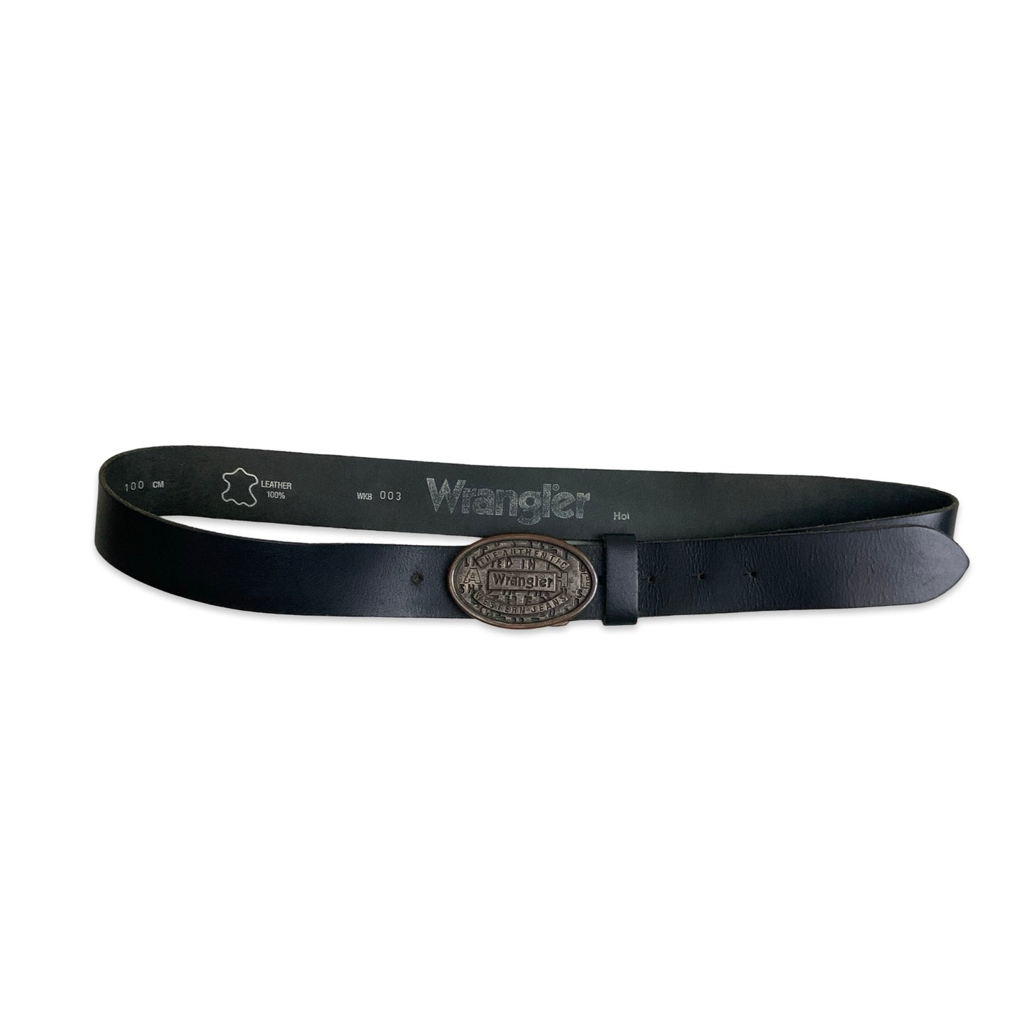 Vintage Black Wrangler Belt