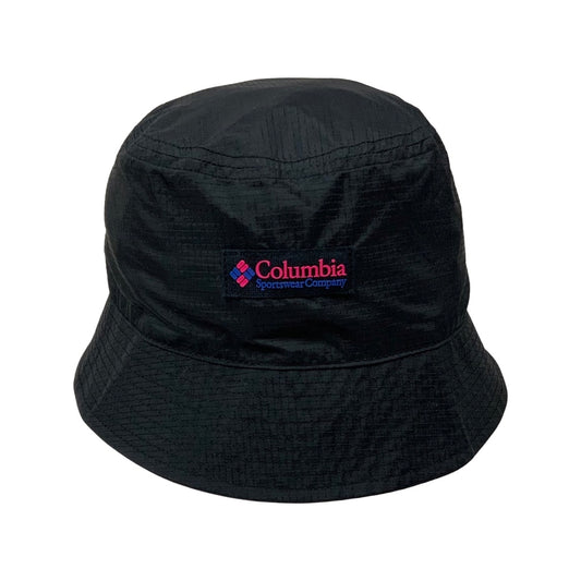 Vintage Columbia Reversible Black Pink Bucket Hat