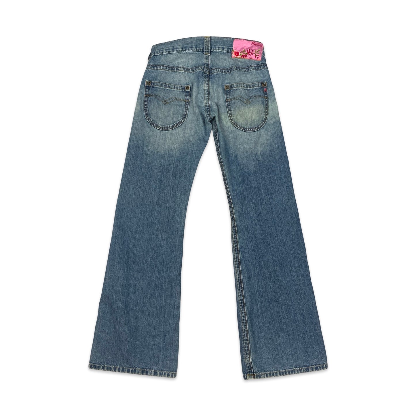 Y2K Replay Light Denim Flared Jeans 10