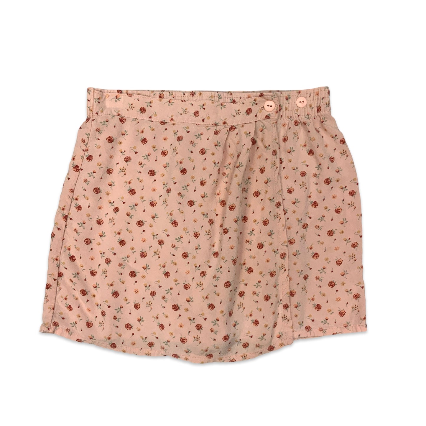 Vintage Pink Ditsy Floral Mini Skort 8 10