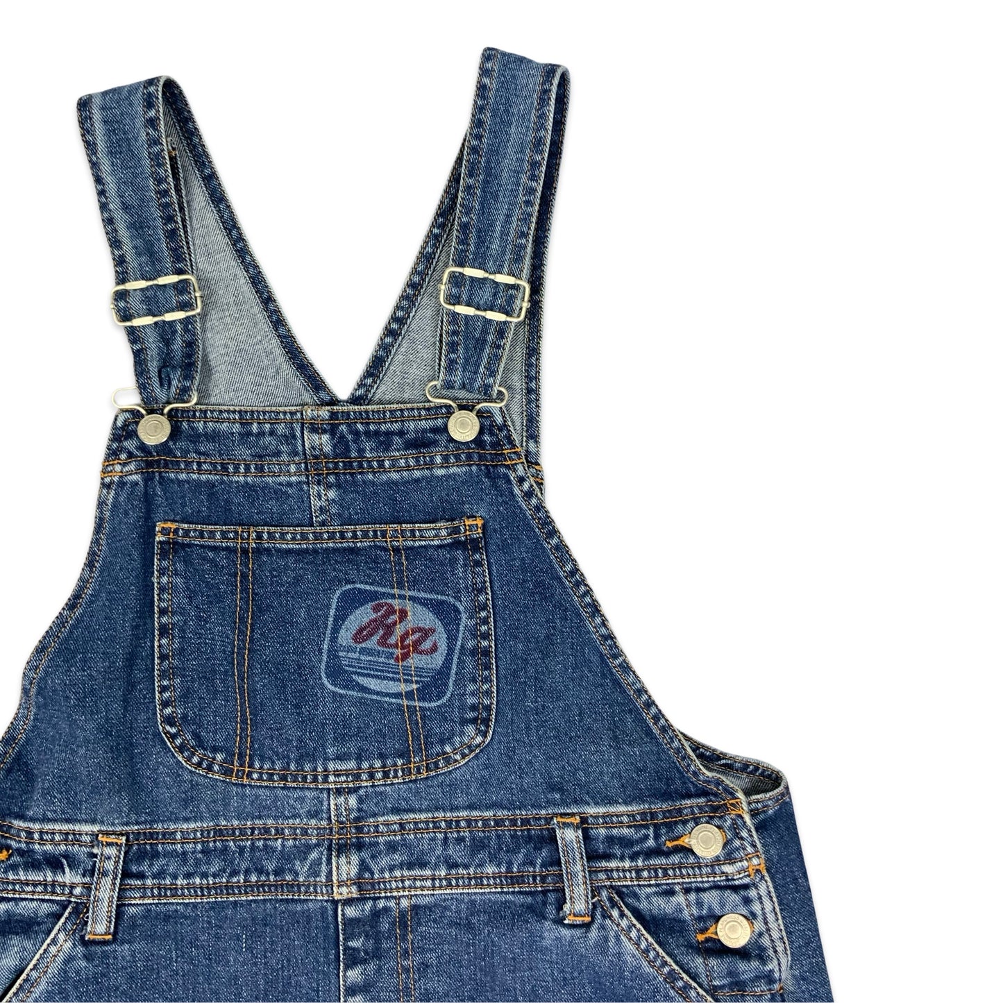 Y2K Denim Dungaree Minidress 14