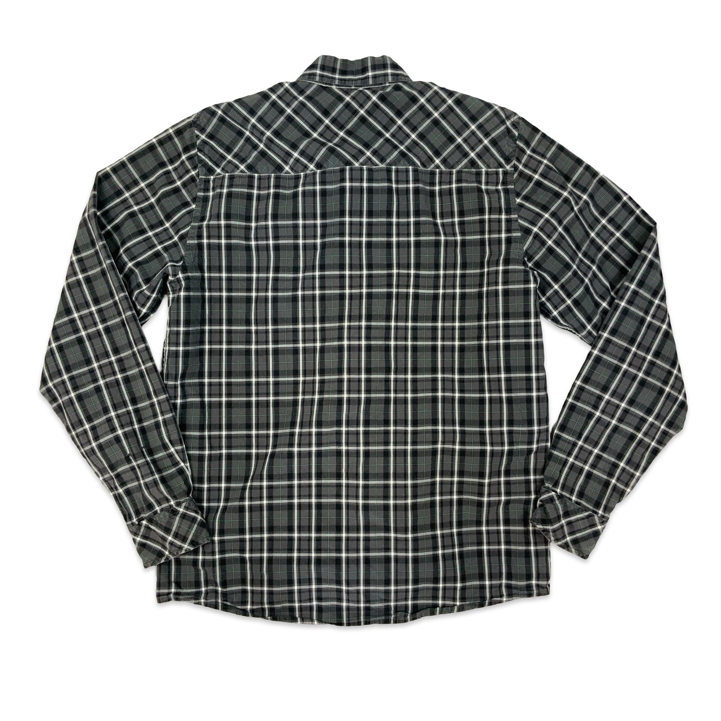 Carhartt Black & Grey Checkered Shirt M