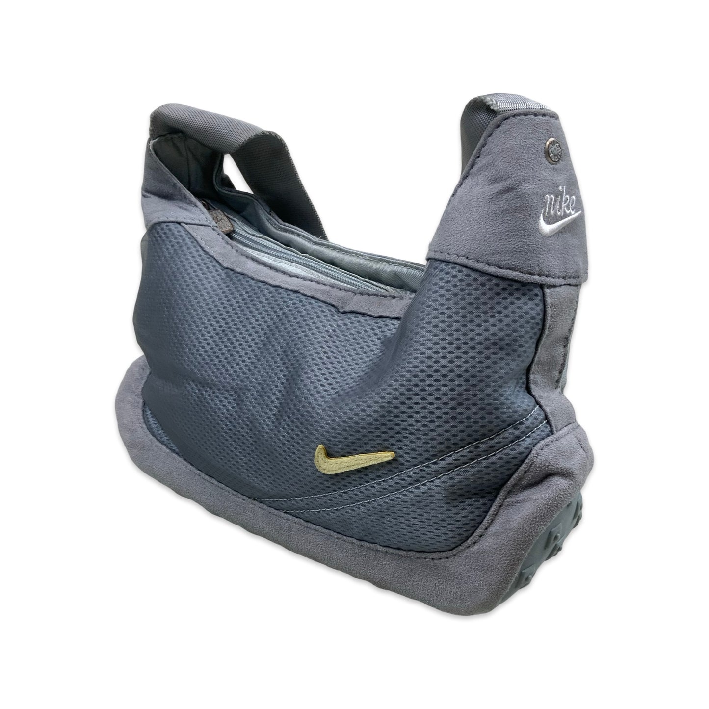 Y2K Grey Silver Nike Shoulder Bag