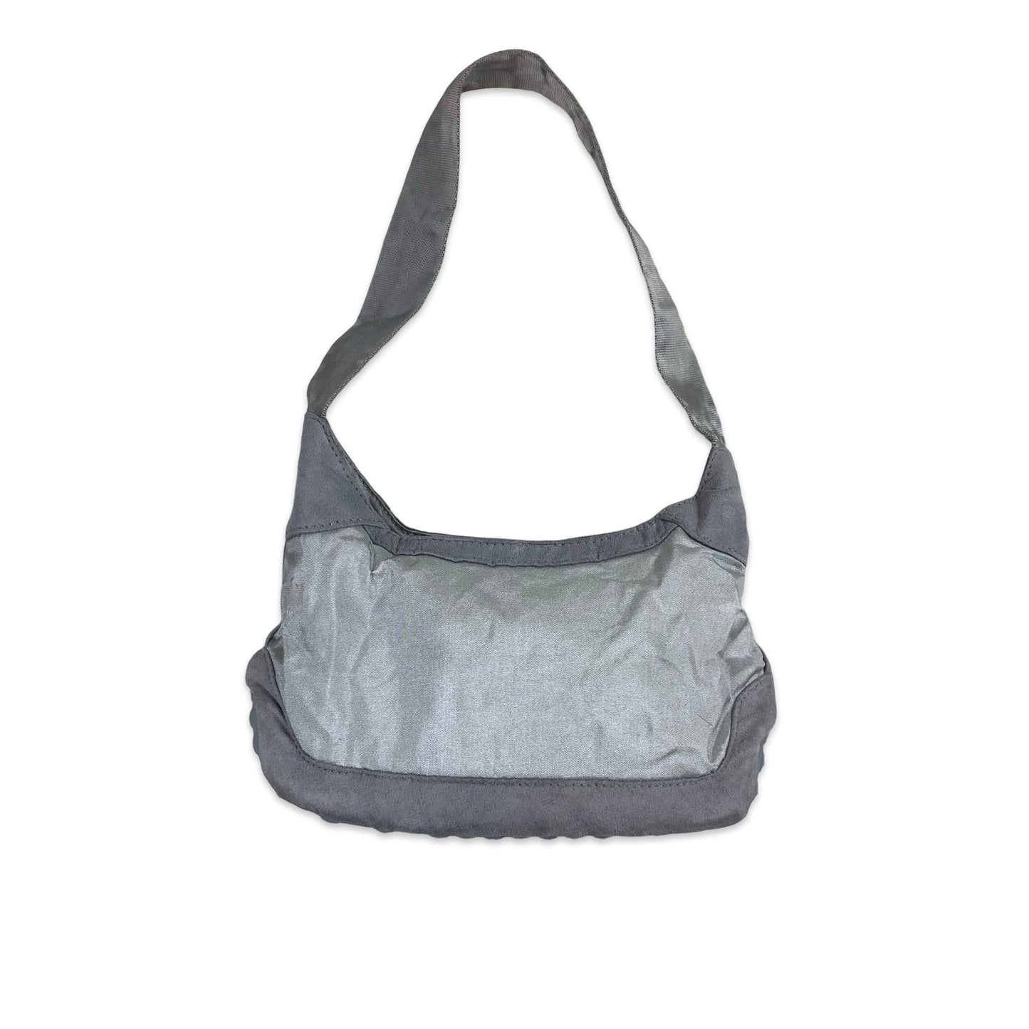 Y2K Grey Silver Nike Shoulder Bag