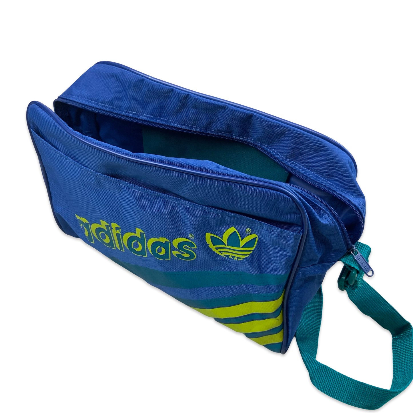 80s Blue & Yellow Adidas Cross Body Bag