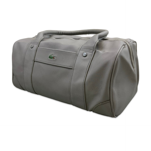 90s Grey Lacoste Barrel Hand Bag