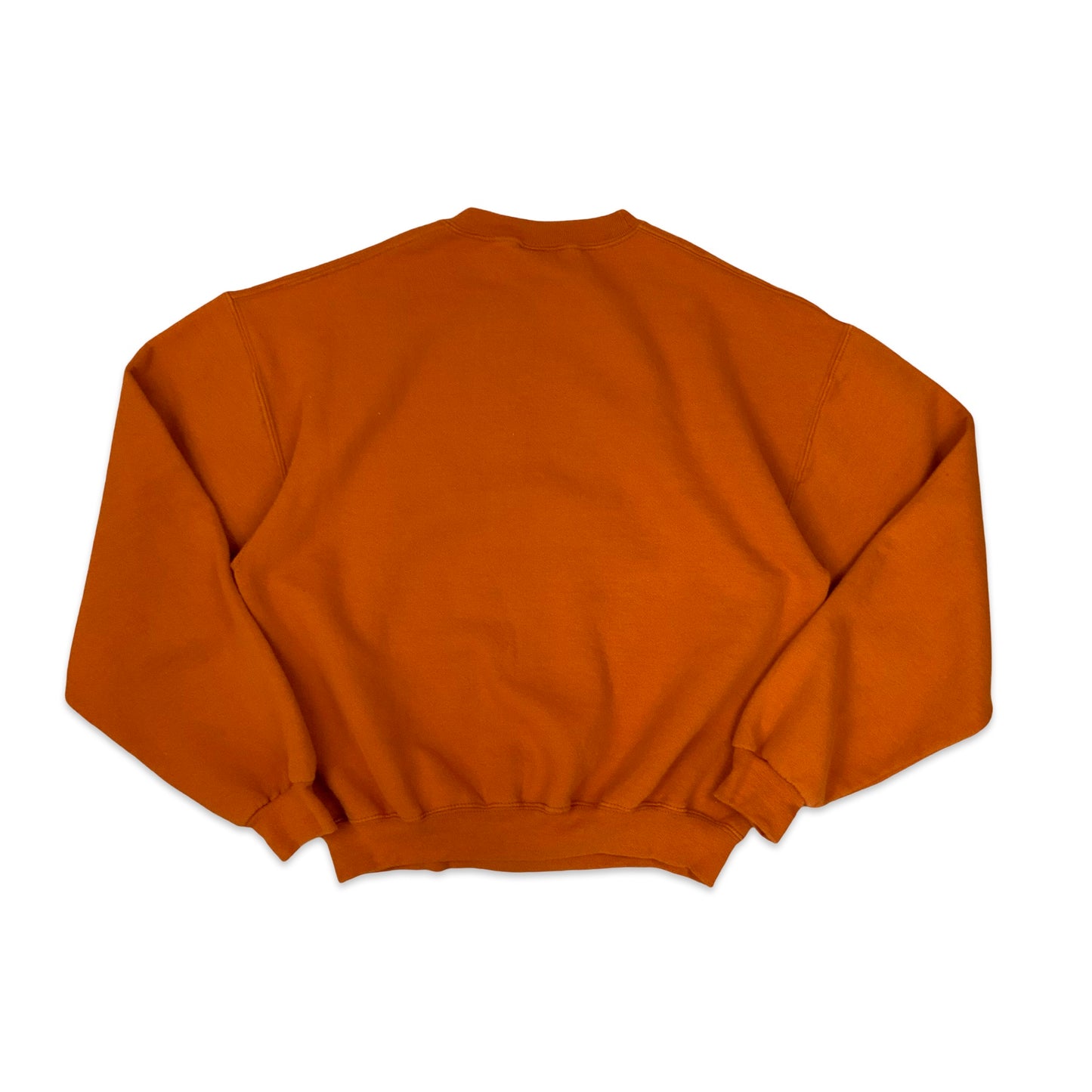 00's Jerzees Halloween Print Orange Sweatshirt M