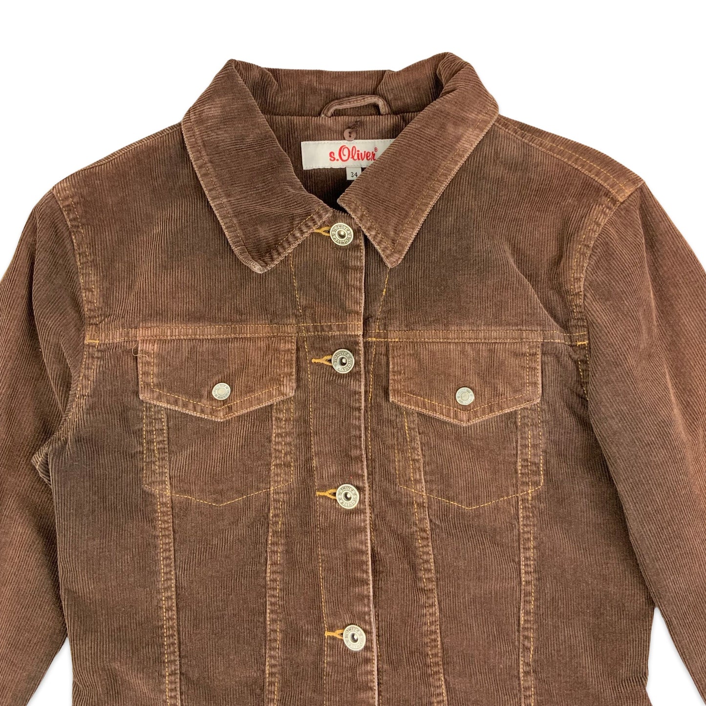 Vintage Brown Cord Jacket 6 8 10