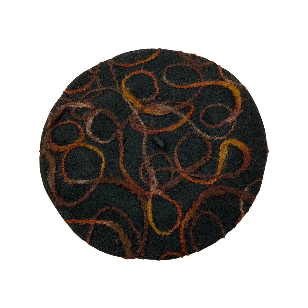 Vintage Abstract pattern Beret