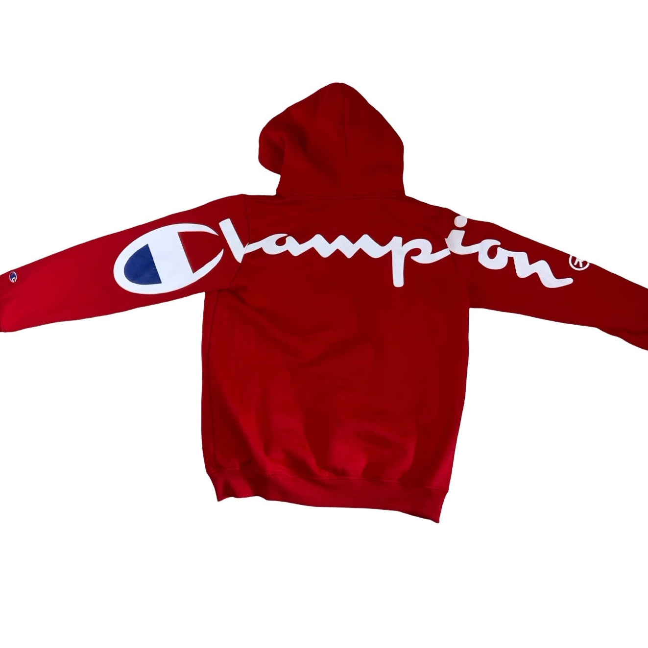 Champion x Supreme Authentic Red Hoodie M L