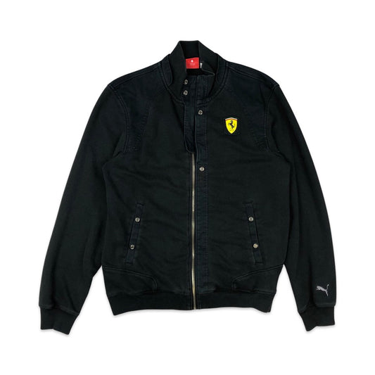Vintage Puma Ferrari Black Jacket Black Medium