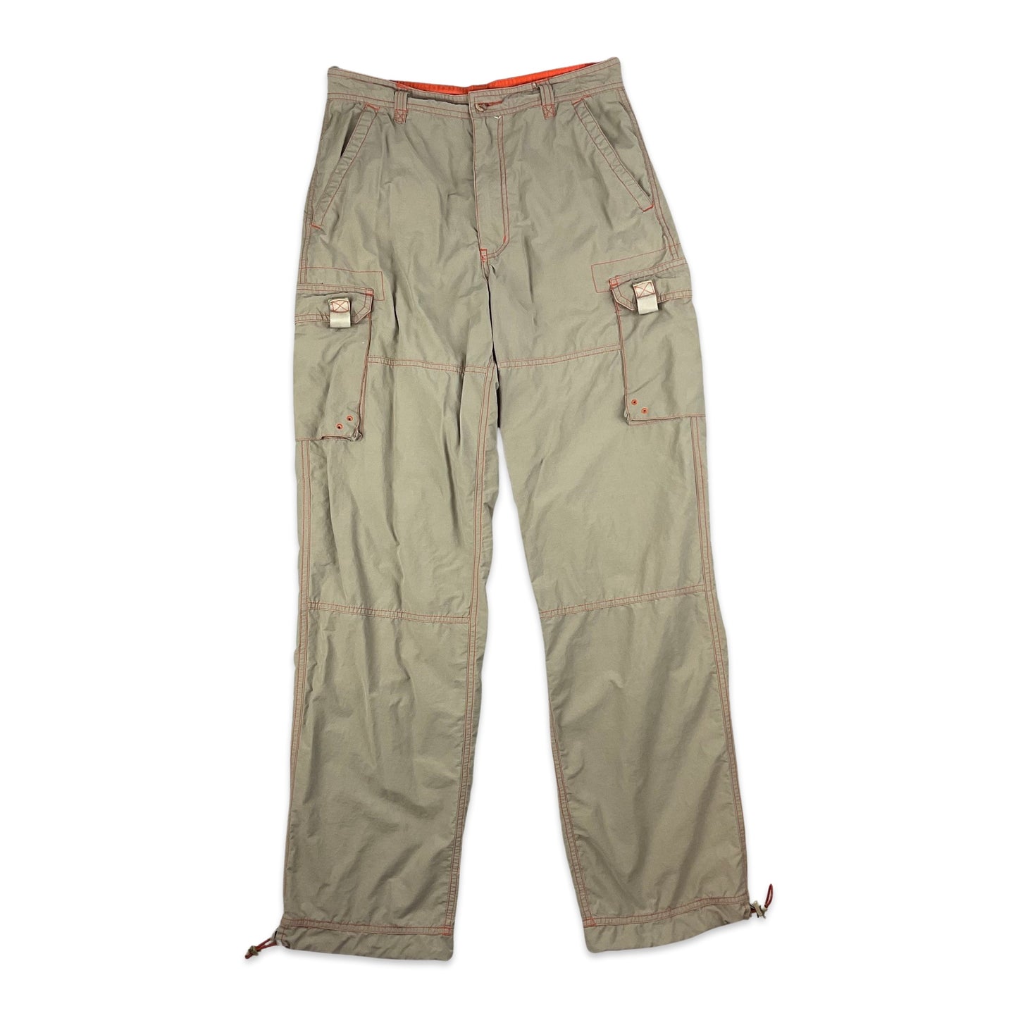 Vintage Y2K Khaki Cargo Trousers W30/31 L34