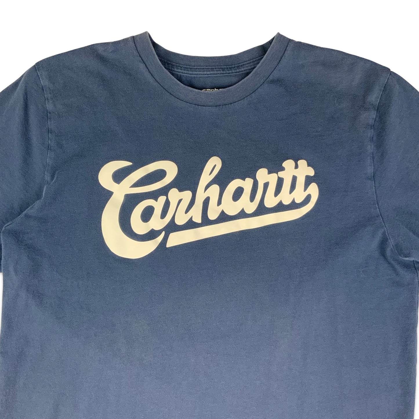 Vintage Navy & White Carhartt Tee S M