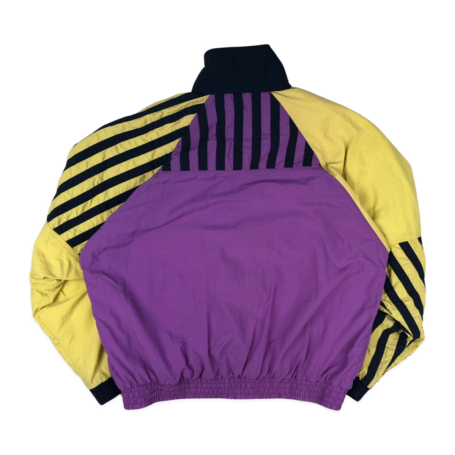 Vintage 90s Puma Yellow, Black, Purple "Summer Team" Shell Coat M