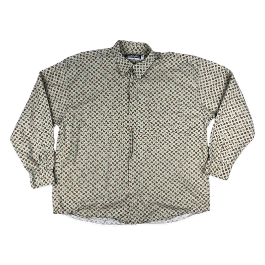 Vintage 80s 90s Abstract Print Shirt XL