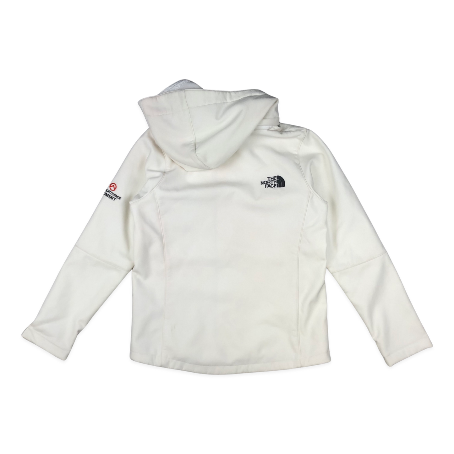 Vintage The North Face White Soft Shell Hoodie 6 8 10