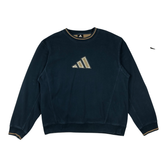 Vintage Y2K Adidas Navy Sweatshirt