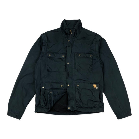 Vintage Fjallraven Black Reporter Lite Jacket L