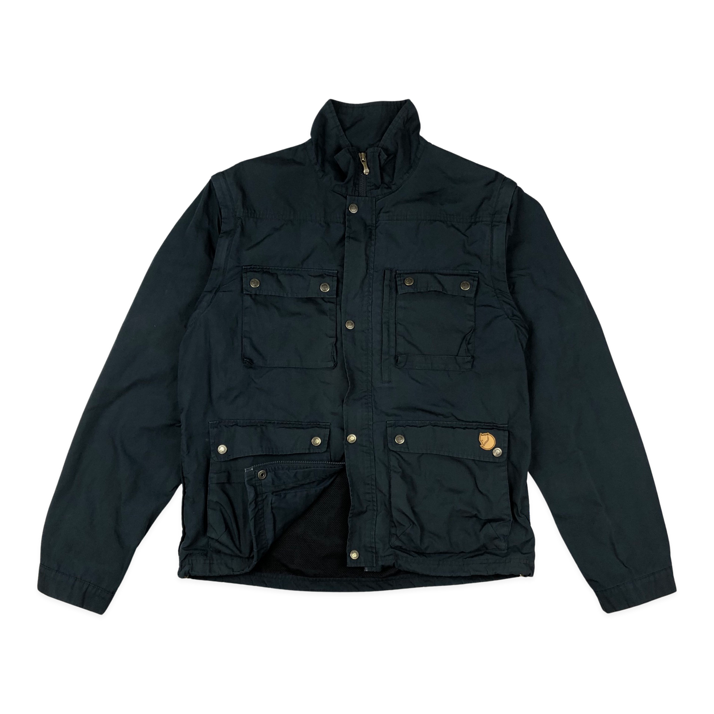 Vintage Fjallraven Black Reporter Lite Jacket L