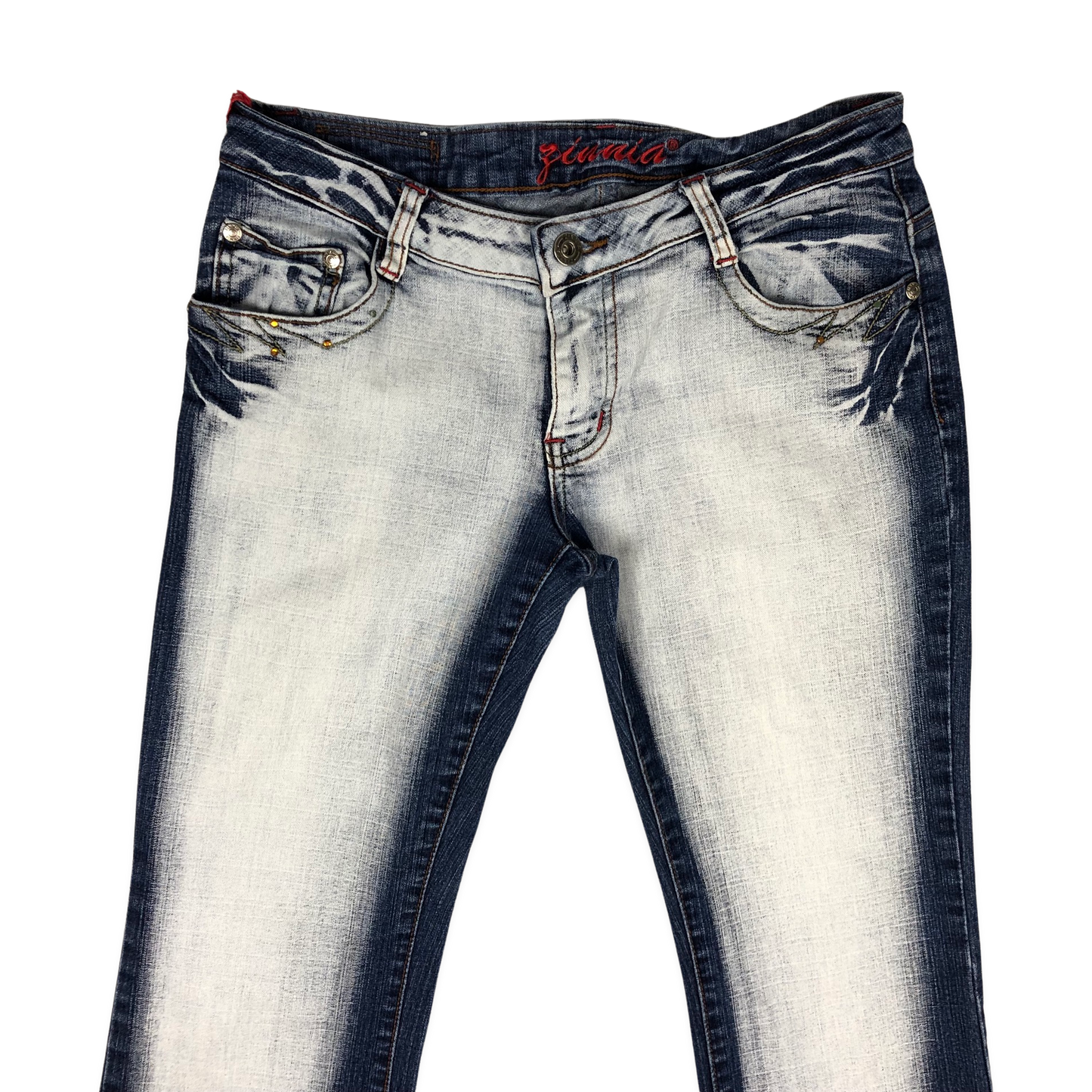 Vintage Y2K Embroidered Flared Jeans 30W 33L