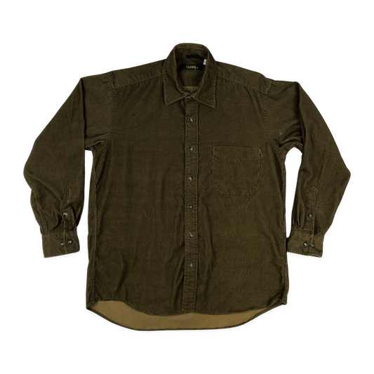 Vintage Brown Corduroy Shirt L