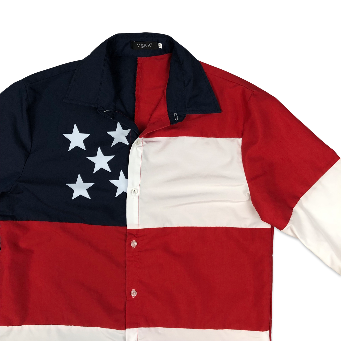 Vintage Stars and Stripes USA Print Shirt L