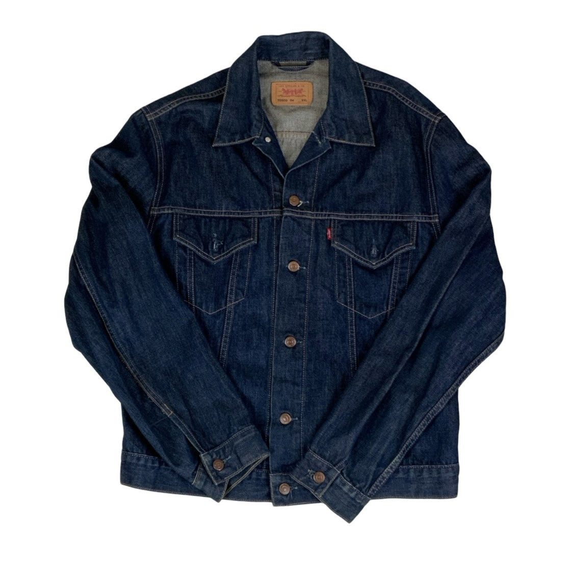 Vintage 70s 80s (70500) Small e Red Tab Levis Denim Trucker Jacket M L