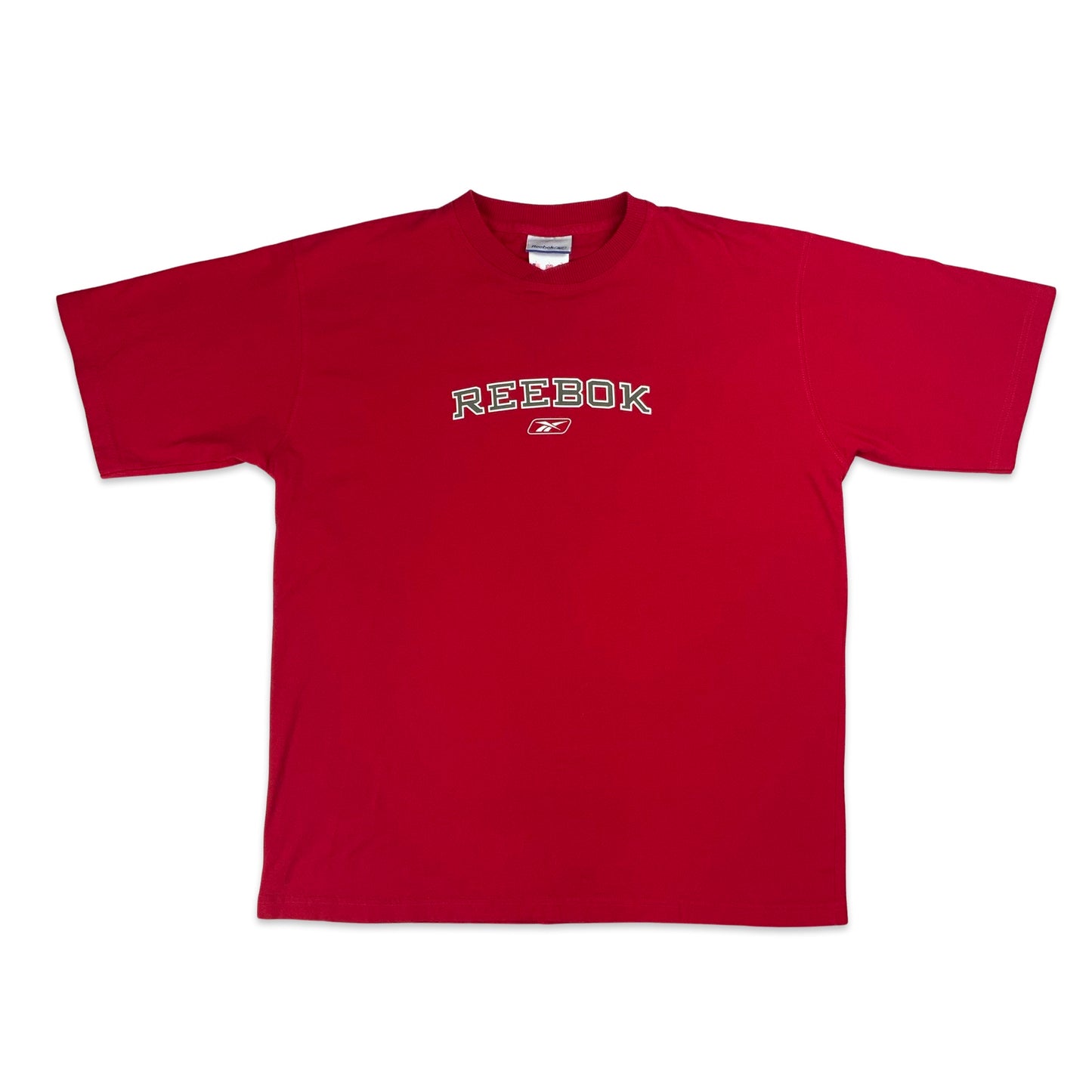 Y2K Red Reebok Tee L