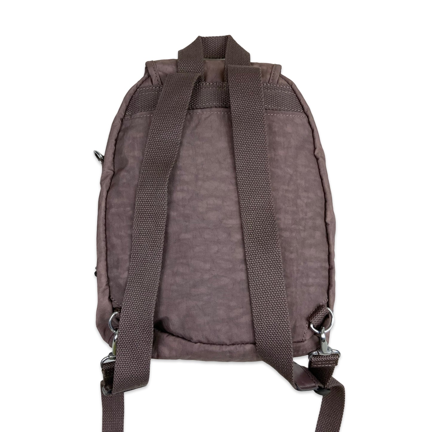 Preloved Mauve Grey Kipling Small Backpack