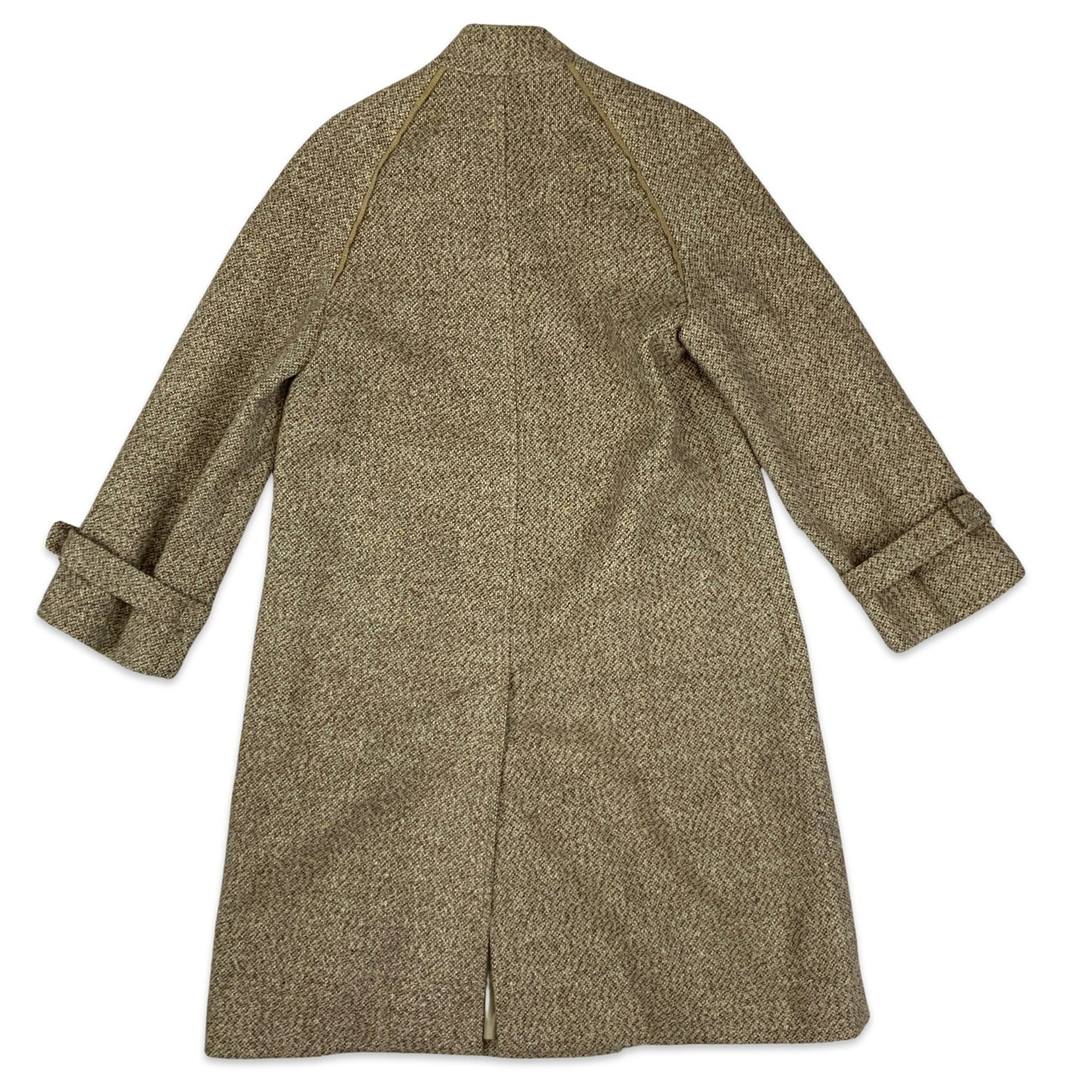 Vintage 70s 80s Ladies' Beige Wool Coat 12