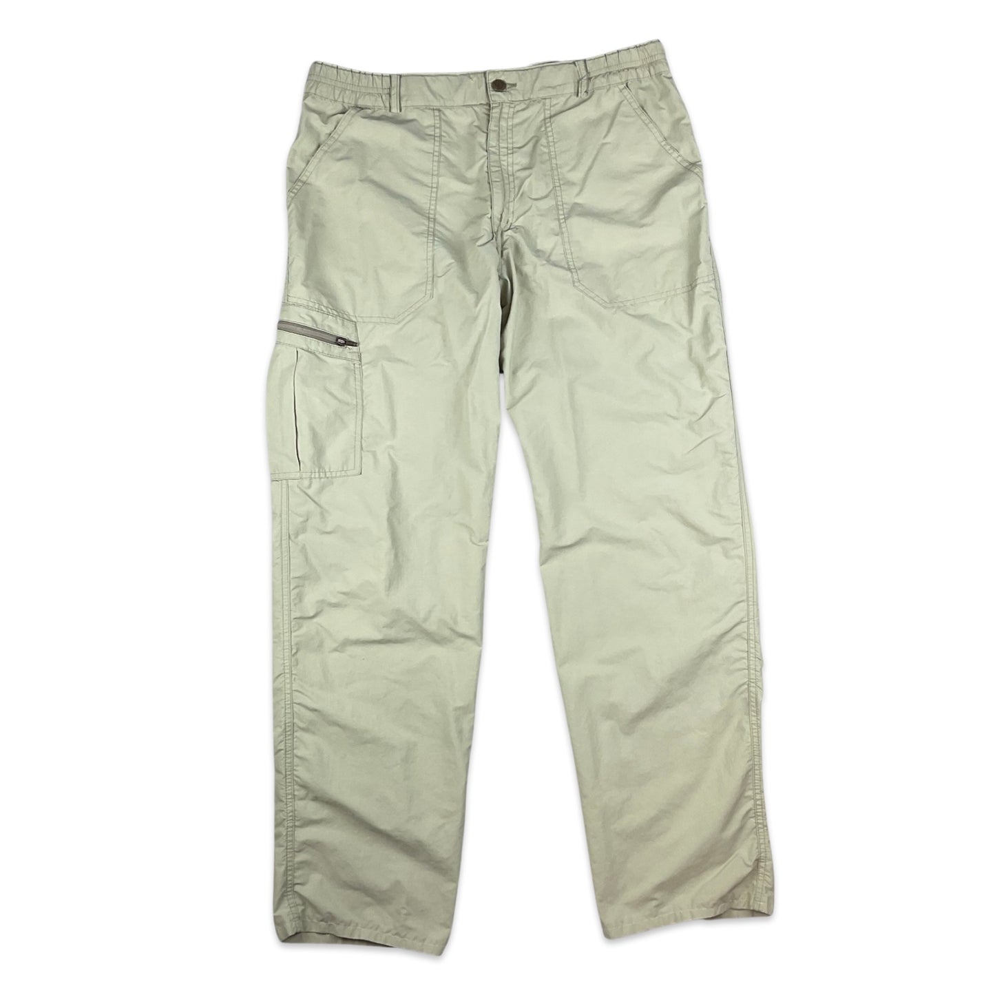 Vintage Fjallraven Pale Khaki Cargo Trousers W34