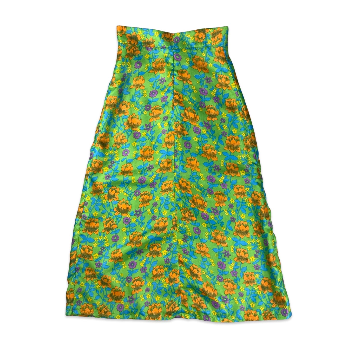 Vintage Floral Midi Aline Skirt 6