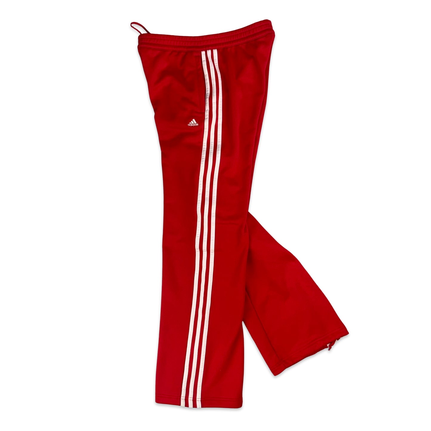 90s Vintage Adidas Red & White Joggers