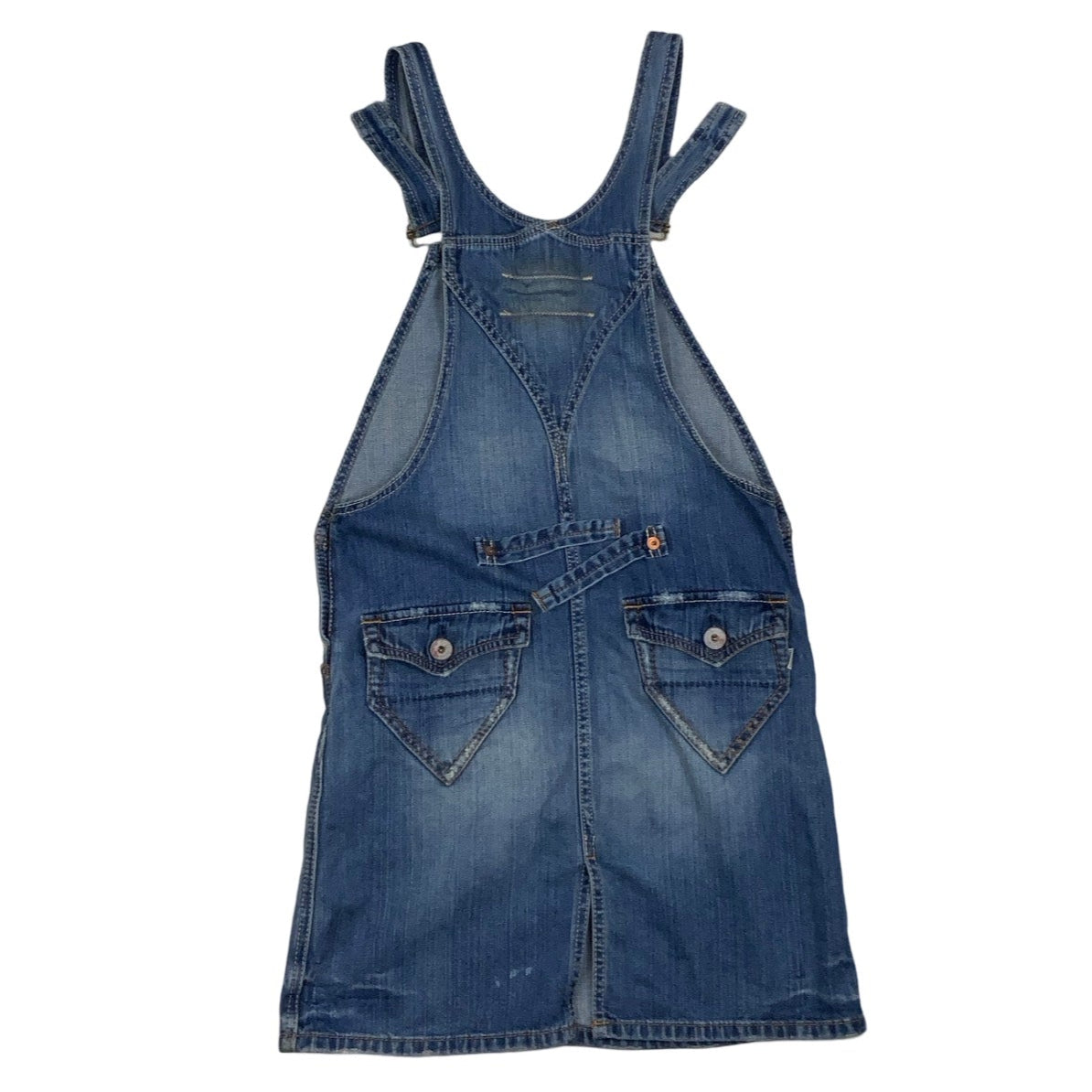 Vintage ‘Westwood Outfitters’ Denim Pinafore Dungaree Dress 12 14