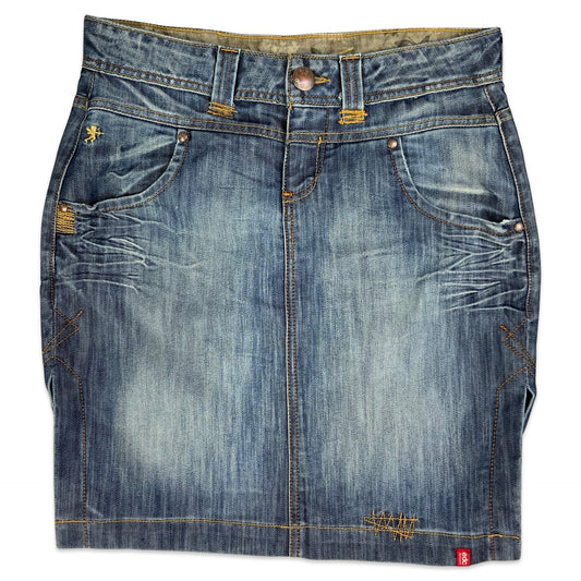 Y2K Denim Skirt 8 10 12