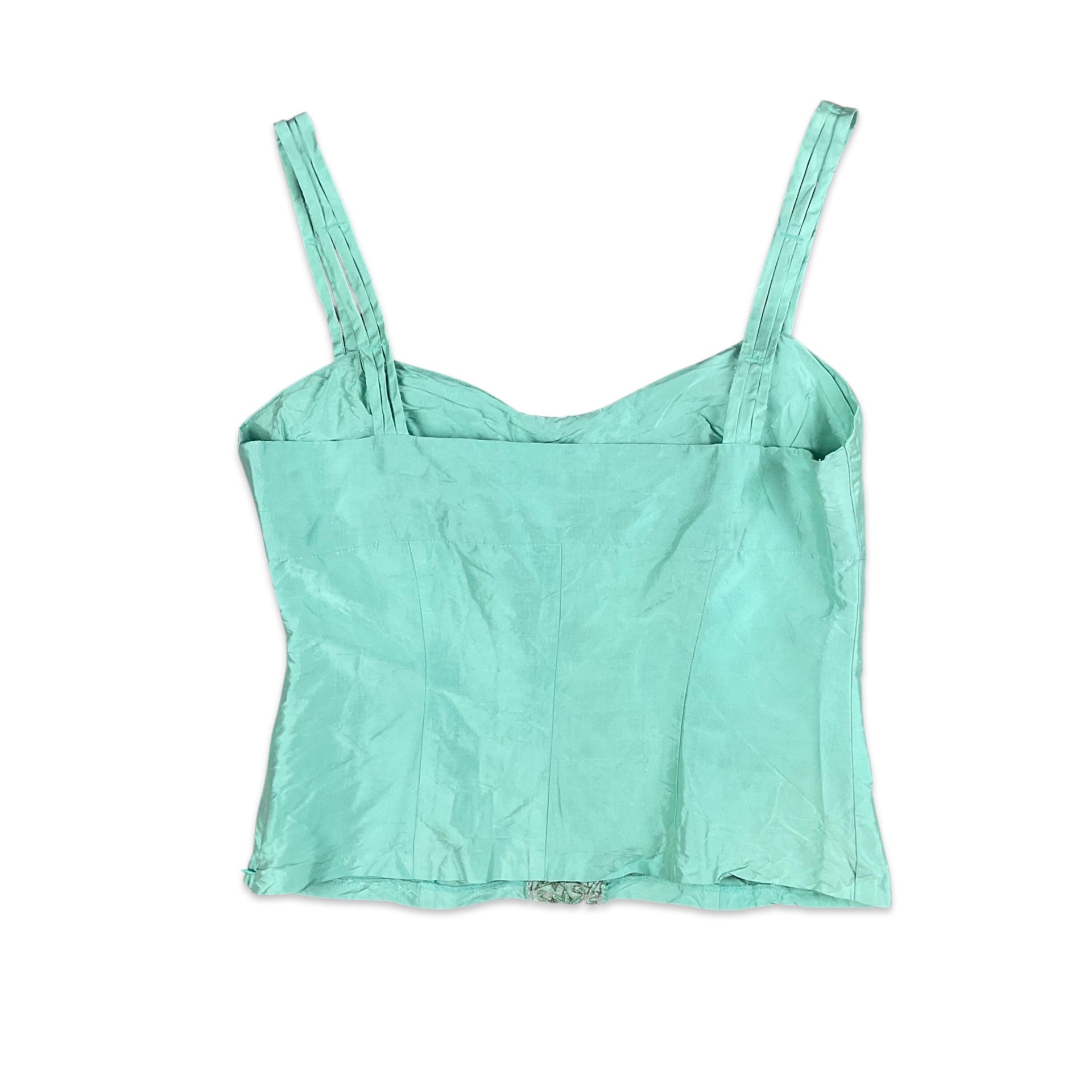 Mint green sequin top online