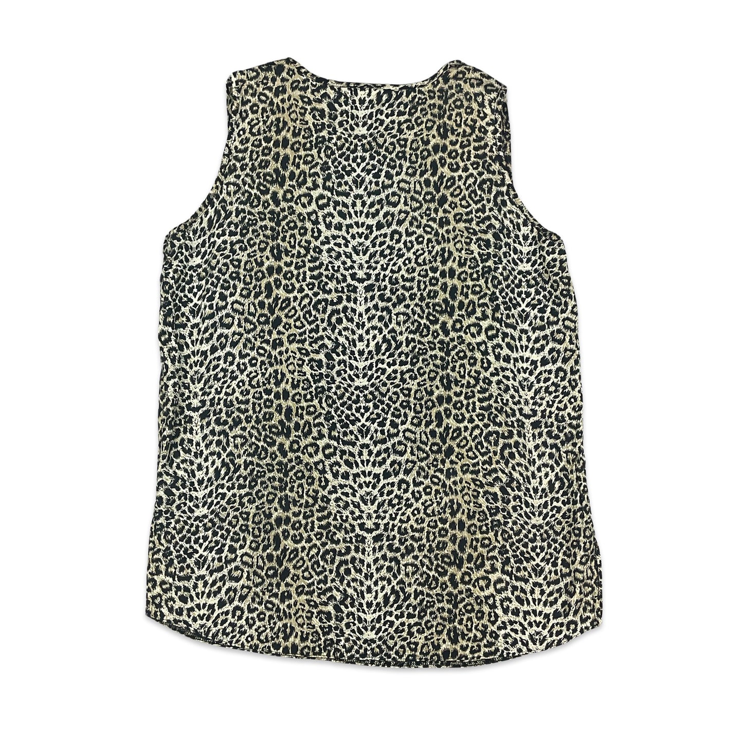 90s Y2K Cheetah Print Vest Top 8 10 12 14 16