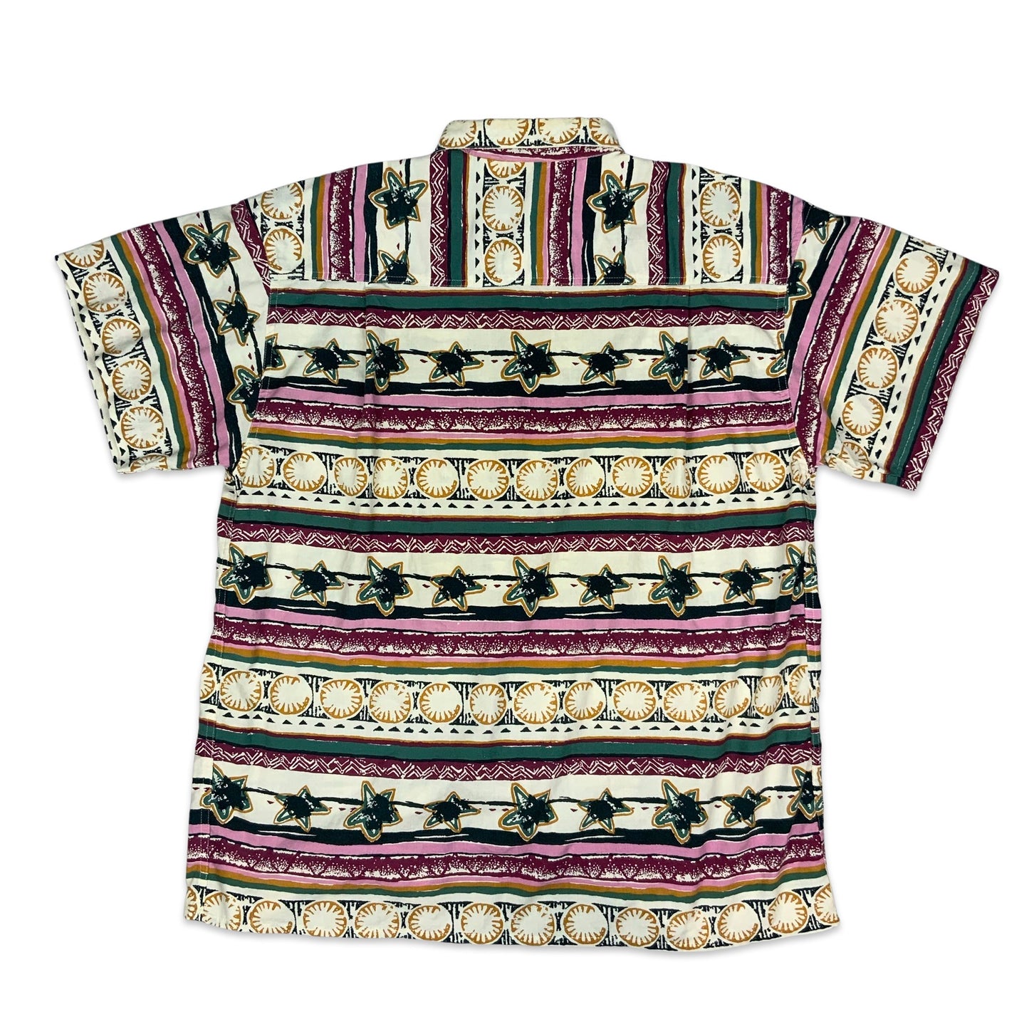 Vintage Tribal Print Shirt L