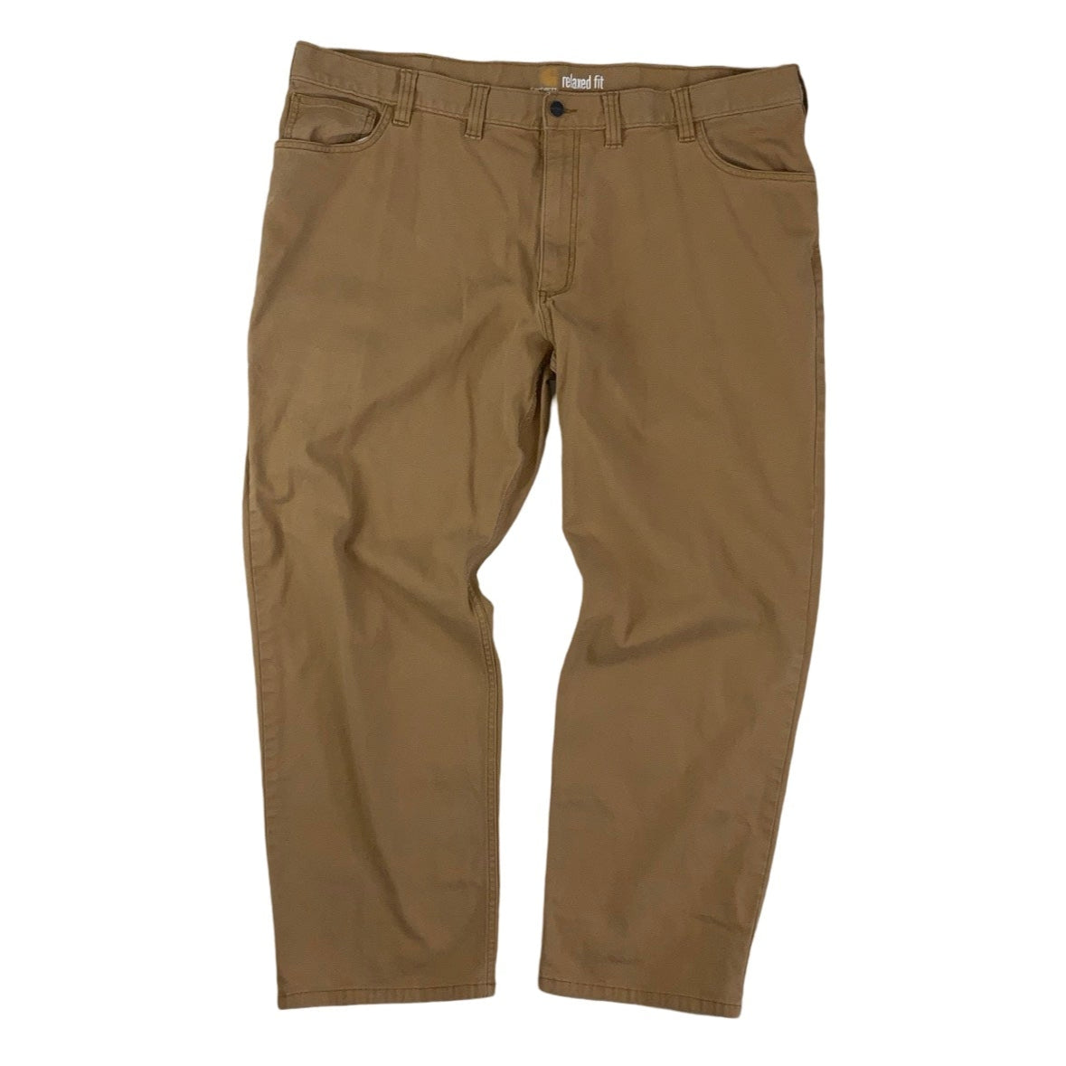 Carhartt’ Relaxed Fit Tan Beige Workwear Cargo Trousers 42W 27L