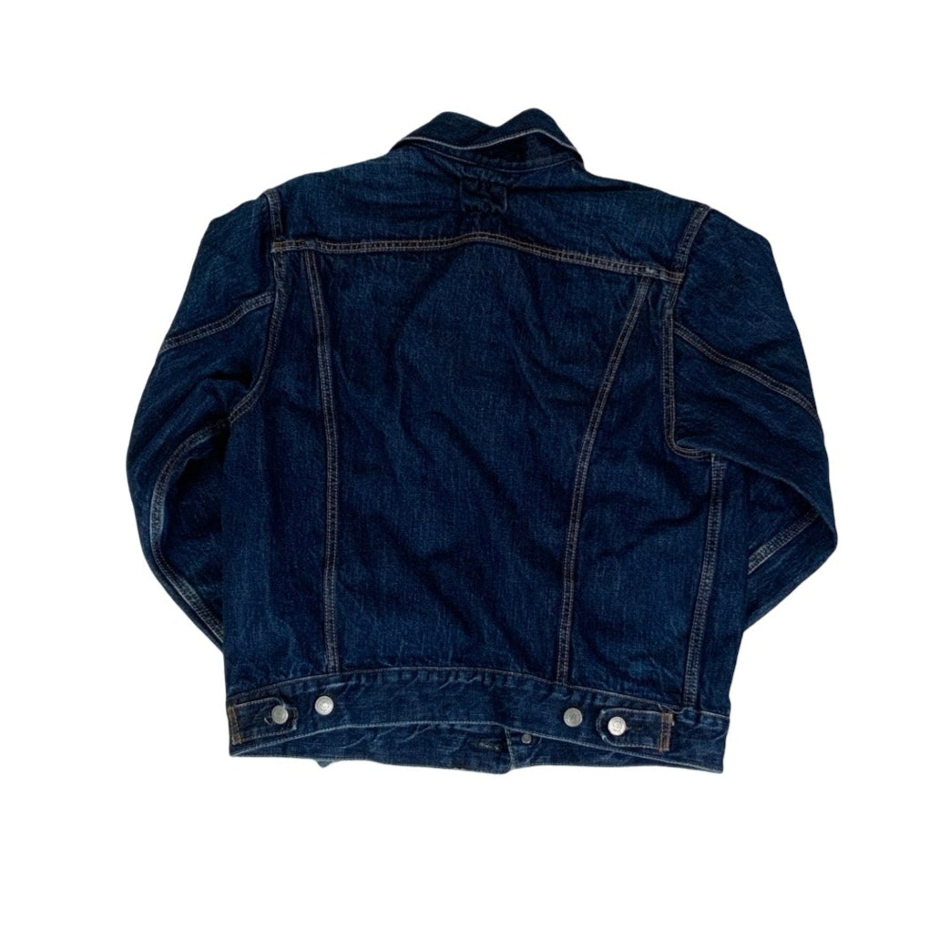 Vintage 00s Dark Blue Denim Jacket S M