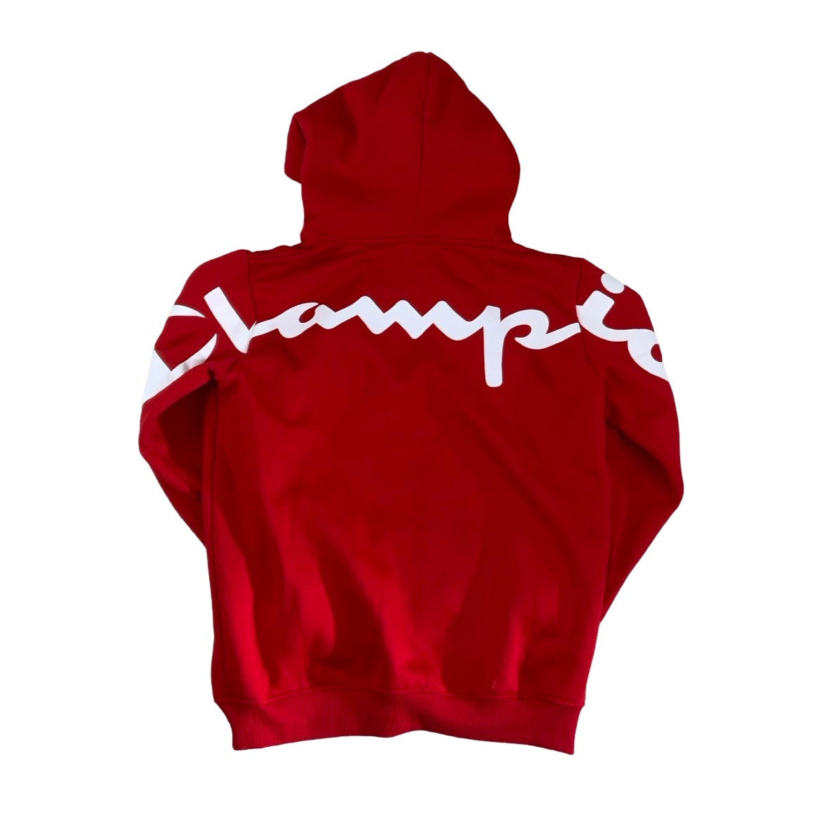 Champion x Supreme Authentic Red Hoodie M L