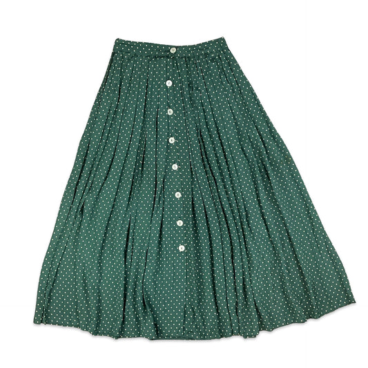 Vintage Laura Ashley Button Up Maxi Skirt