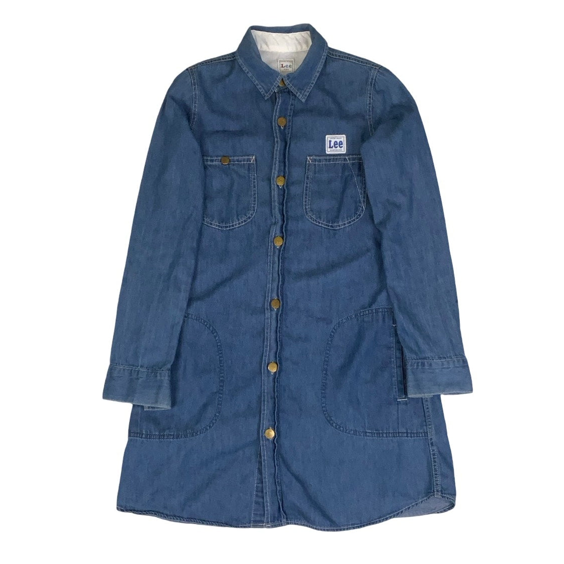 Vintage 90s ‘Union Made Lee’ LT9019 Denim Shirt S M