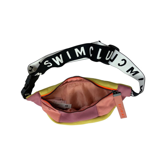 Preloved Swimclub x H&M Pink and Yellow Bum Bag