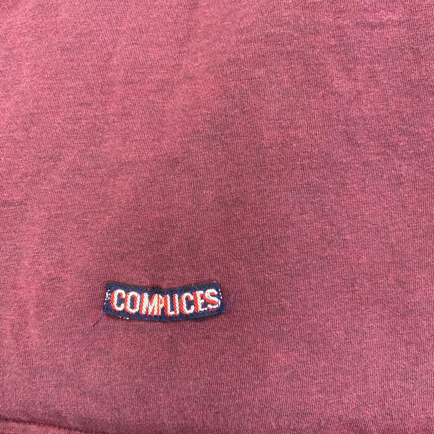 Y2K Burgundy Carhartt Tee S M