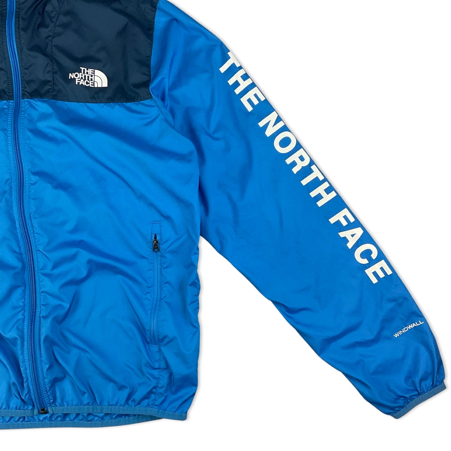 Vintage North Face Blue Windbreaker Jacket S