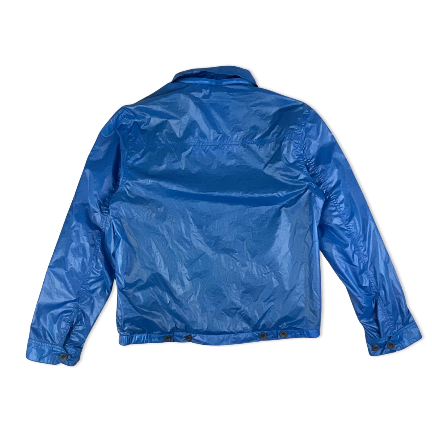 Vintage Timblerland Blue Checkered Windbreaker Jacket M